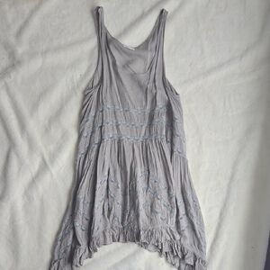 Intimately Free People size M flowy lace grey dress